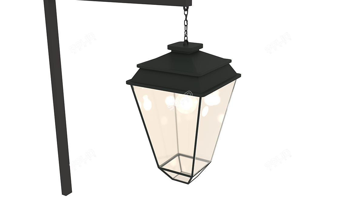 Designer Outdoor Street Lamp 3D model image 2
