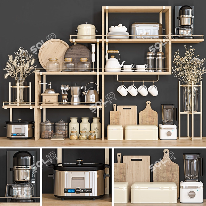 Kitchenaid Appliances and Decor: Perfect Kitchen Accessory 3D model image 1