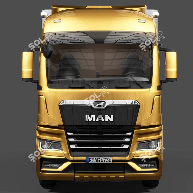 Impressive MAN TGX Model 3D model image 2