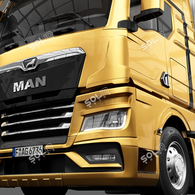 Impressive MAN TGX Model 3D model image 4