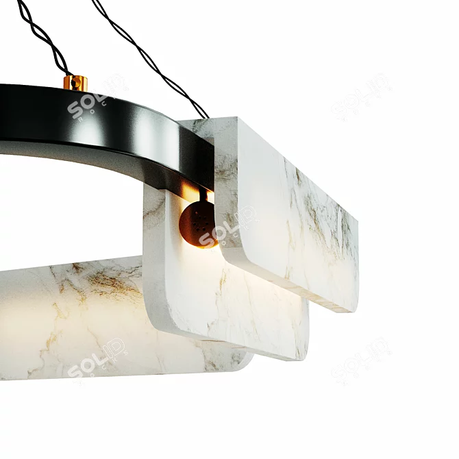 Elegant Senora Lamp- Perfect Lighting Solution 3D model image 2