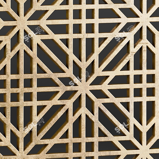 Decorative Square Panels Set - Pack of 14 3D model image 5