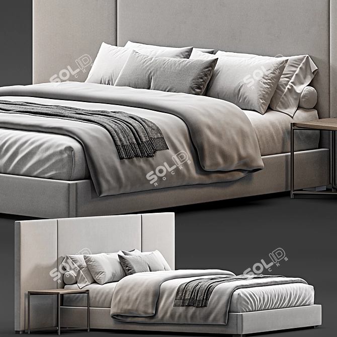 Restoration Hardware Modena 3D Bed 3D model image 1