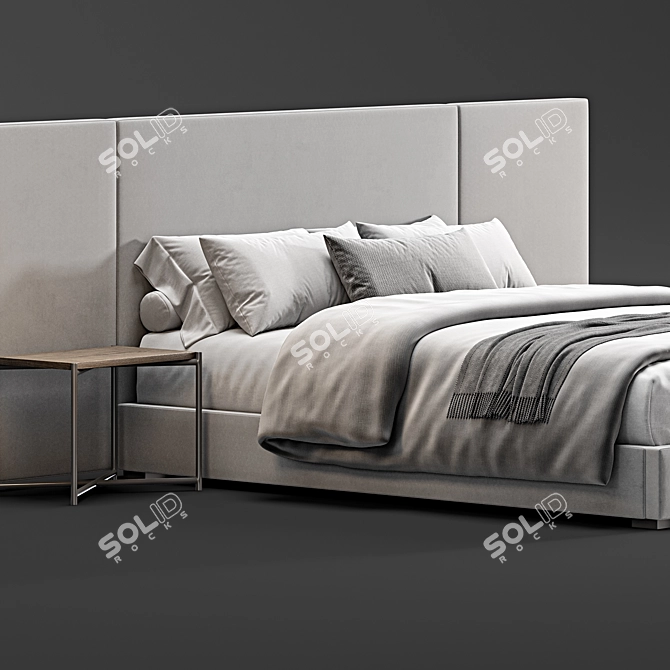 Restoration Hardware Modena 3D Bed 3D model image 2