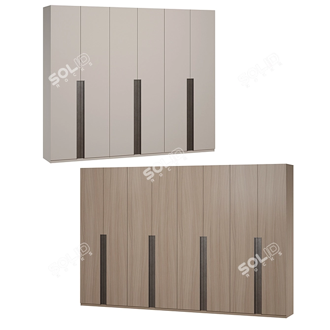 Elegant Piano Wardrobe Collection 3D model image 1