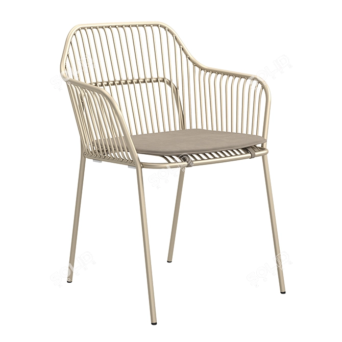 Allermuir Crop: Stylish Armchair with Modern Design 3D model image 4