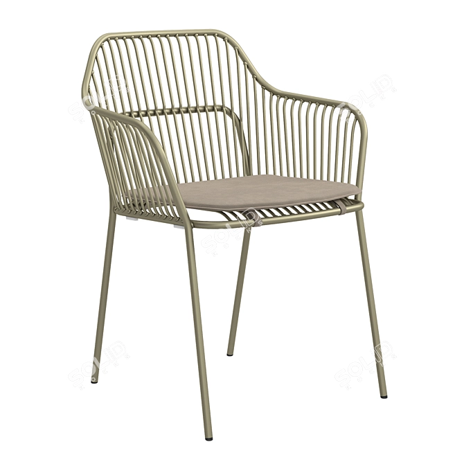 Allermuir Crop: Stylish Armchair with Modern Design 3D model image 6