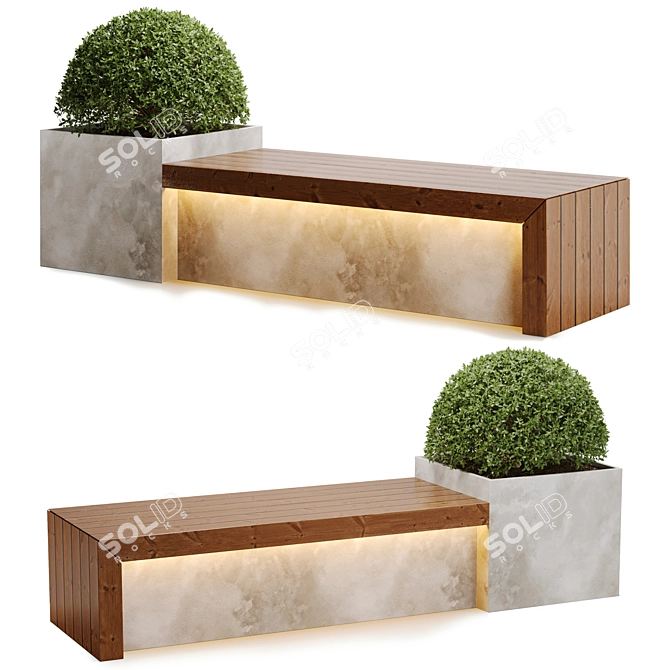 2015 Outdoor Plant Set: V-Ray & Corona 3D model image 5