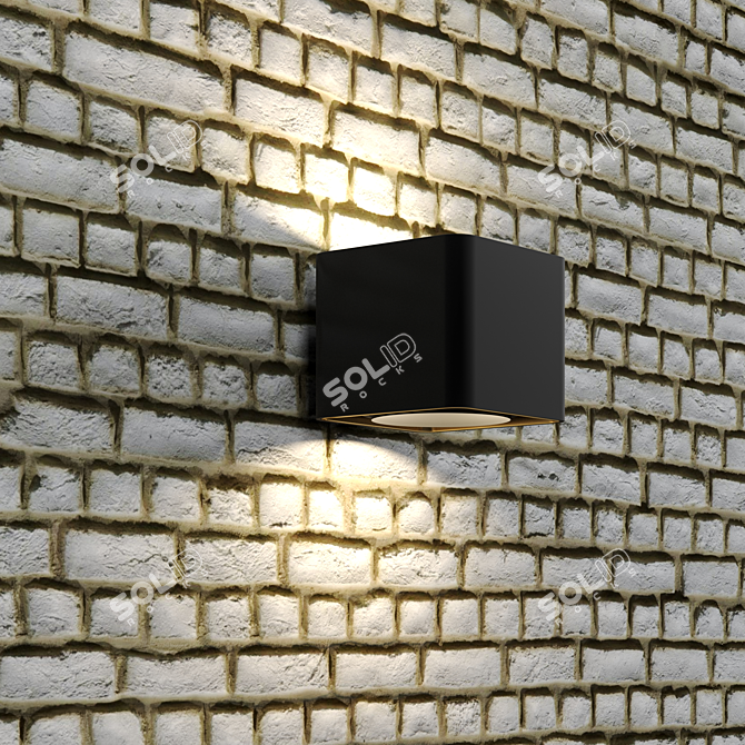 Urban Loft Gravel Brick: PBR Seamless Textures 3D model image 2