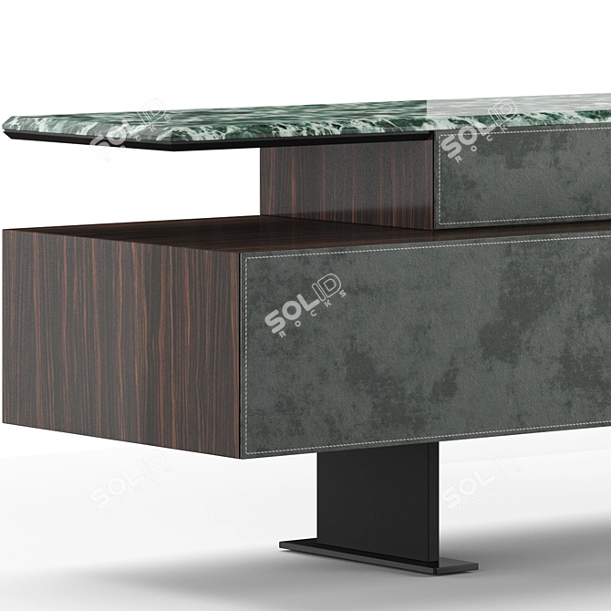 Modern Longhi Neptune Sideboard: Sleek and Functional 3D model image 2