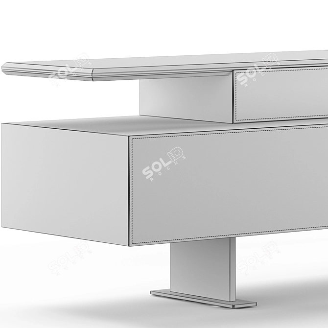 Modern Longhi Neptune Sideboard: Sleek and Functional 3D model image 3