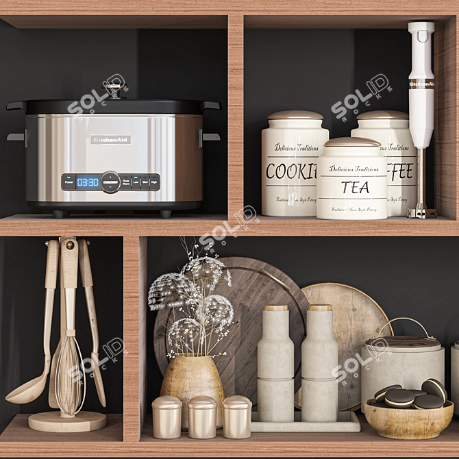 Versatile Kitchen Essentials 3D model image 3