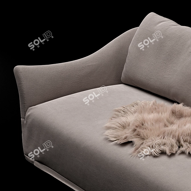 Elegant Classic Sofa: Oliver Gustav 3D model image 4