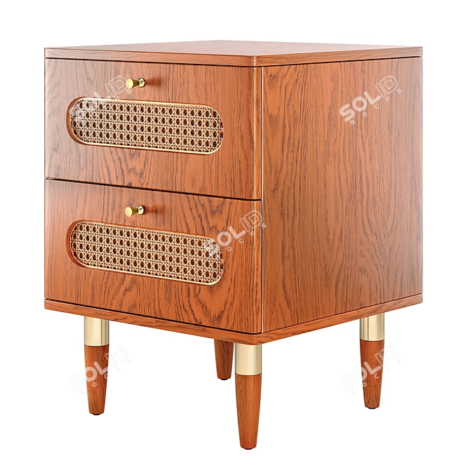 Antropologie Finnegan Nightstand 3D model image 1