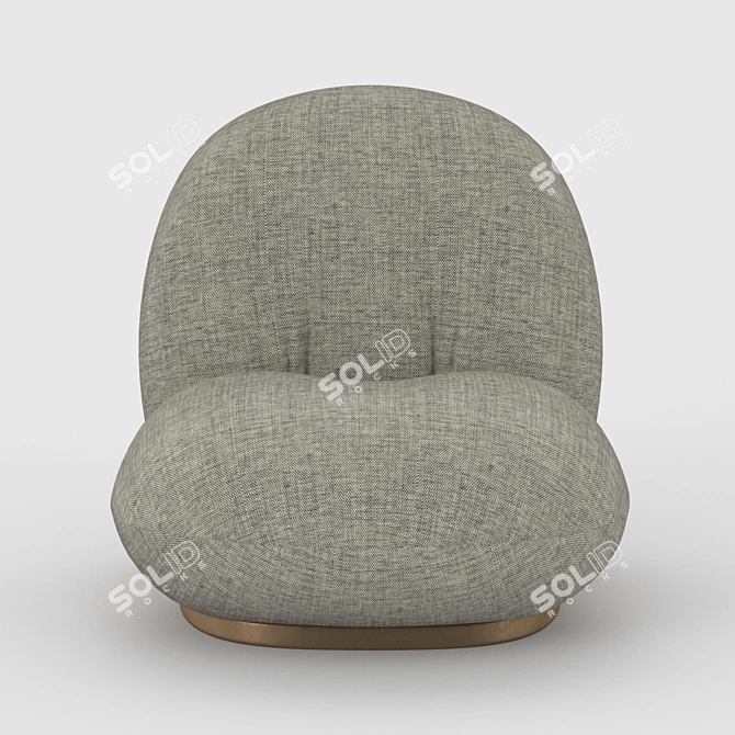 Cloudlike Comfort: Pacha Lounge Chair by GUBI 3D model image 2