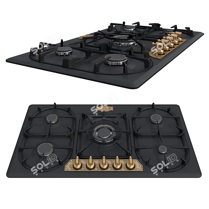 Kaiser KG Turbo Gas Hob 3D model image 1