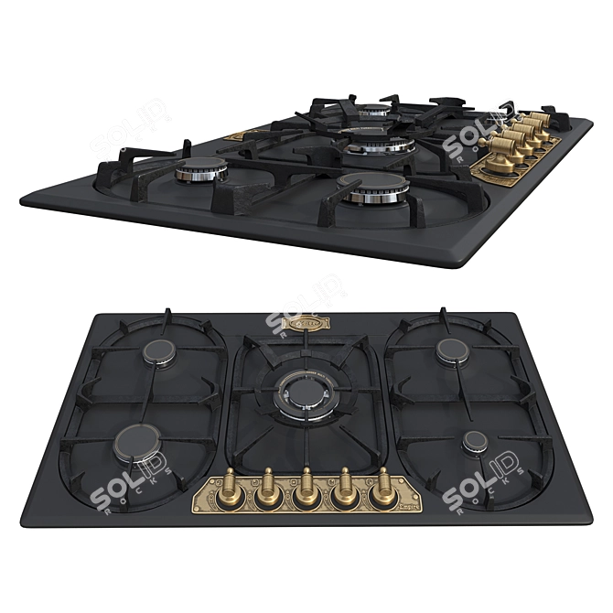 Kaiser KG Turbo Gas Hob 3D model image 6