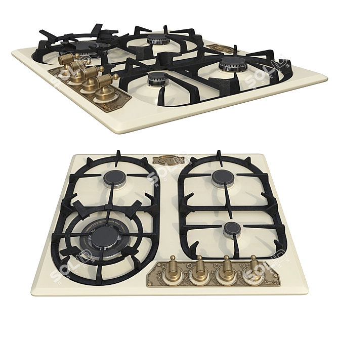 Kaiser KG Turbo Gas Hob 3D model image 8