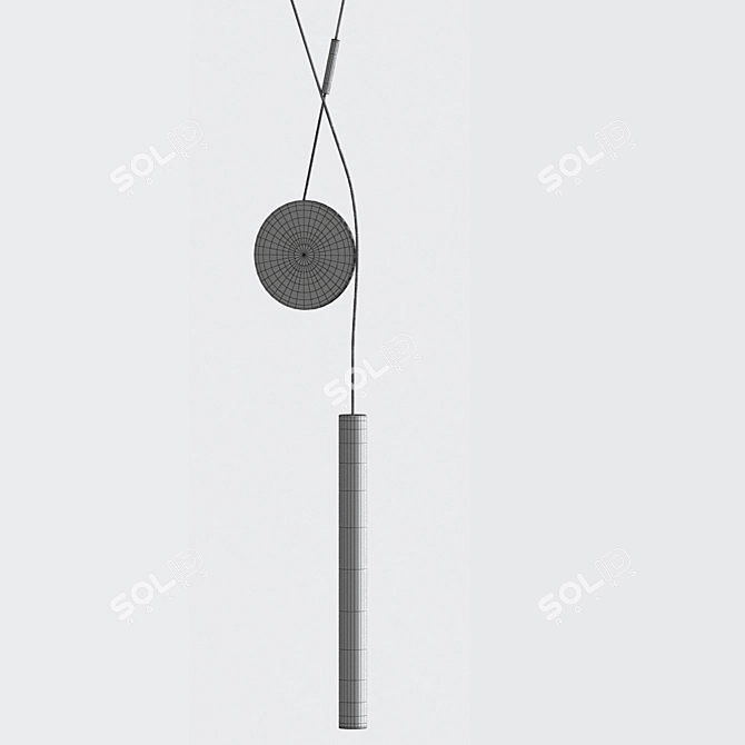 Modern Pendant Lamp: Luceplan Doi 3D model image 3