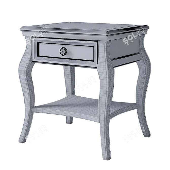 Cleopatra Bedside Table: Elegant and Functional 3D model image 5