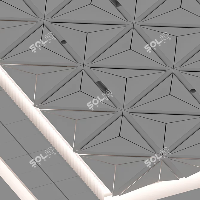 Sherzod Banqueting Hall Ceiling 3D model image 4