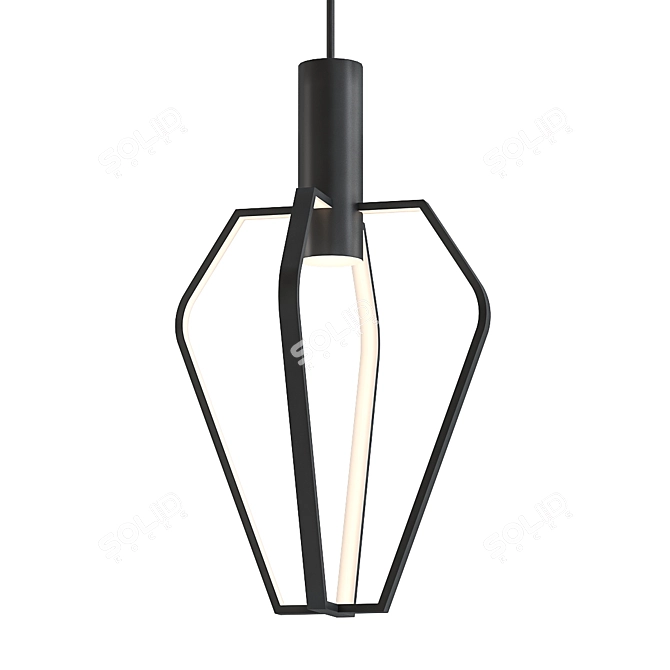 Modern Spider LED Pendant Light 3D model image 1