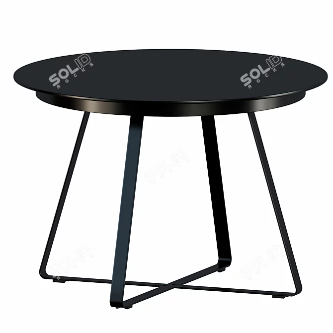 Modern Paul Dining Table 3D model image 1