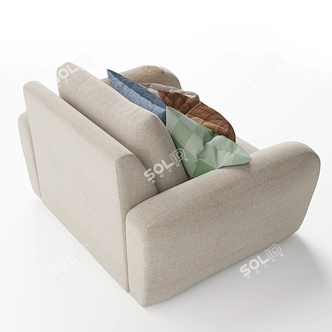 Squeeze & Relax Armchair 3D model image 6