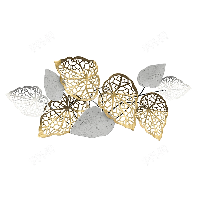 ImperiumLoft Leaf Wall Decor 3D model image 1