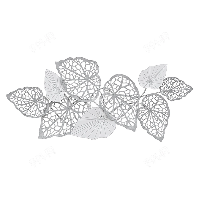 ImperiumLoft Leaf Wall Decor 3D model image 3