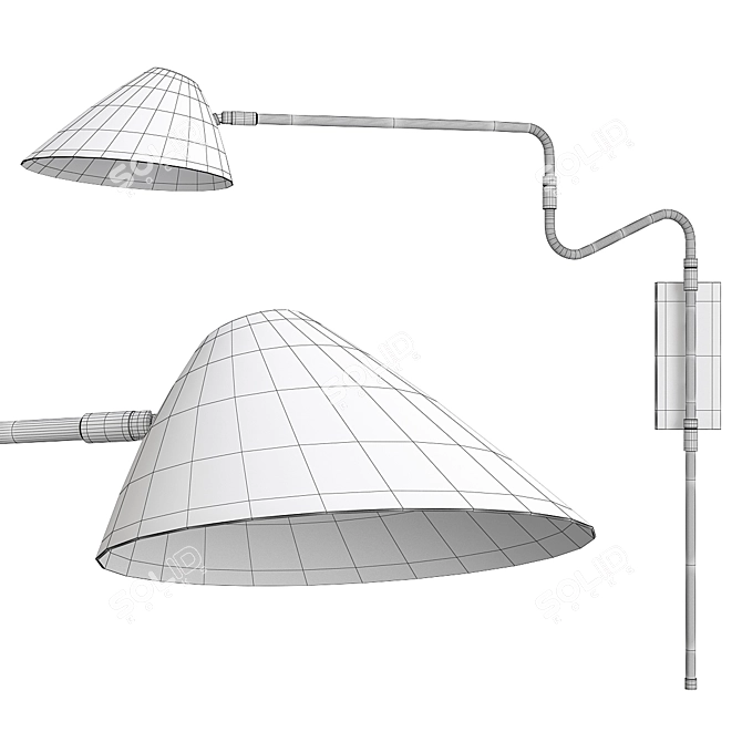 Elegant Atna 2013 Design Lamp 3D model image 2