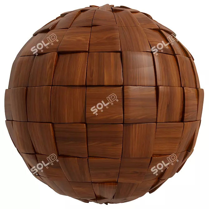 FB133 Wood Panel | 3Mat | 4k | seamless 3D model image 2