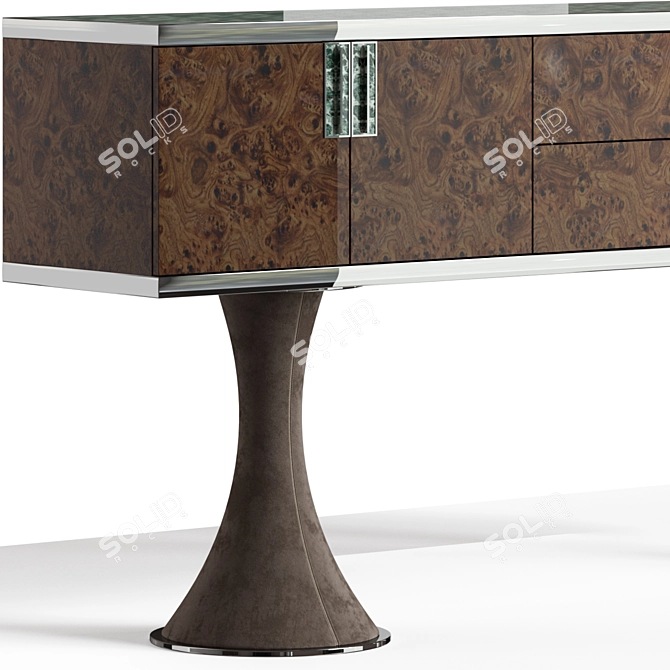 Elegant Longhi Oscar Sideboard 3D model image 2