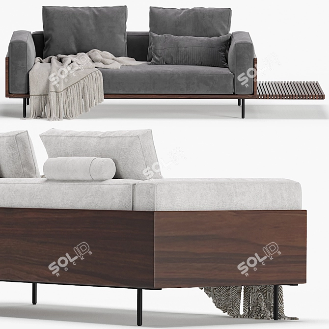 Modern Minotti Brasilia Sofa 3D model image 5