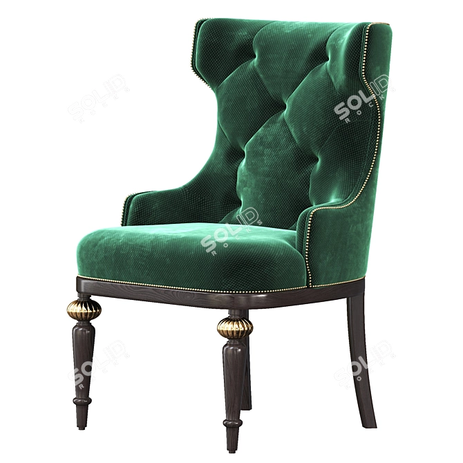 Gamecock Throne: Stylish Chair for Ultimate Gaming Experience 3D model image 3