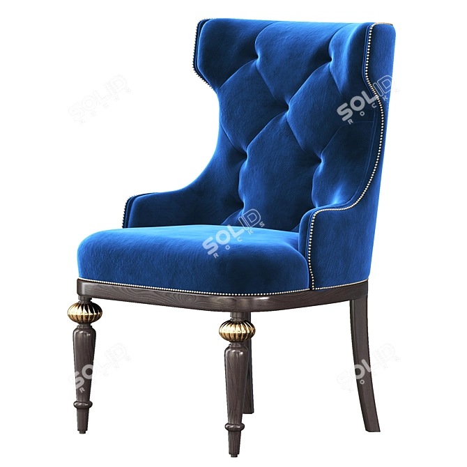 Gamecock Throne: Stylish Chair for Ultimate Gaming Experience 3D model image 5