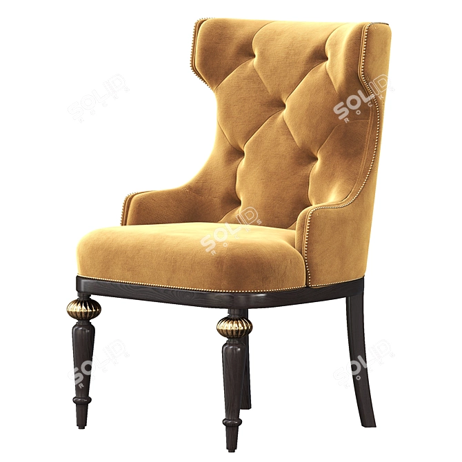 Gamecock Throne: Stylish Chair for Ultimate Gaming Experience 3D model image 6