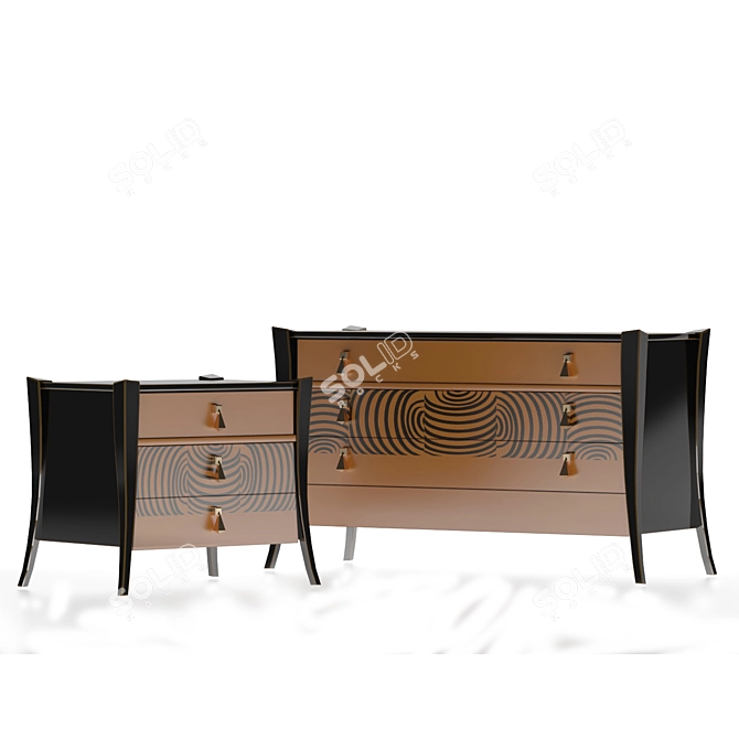 Elegant Assi D'Asolo Chest 3D model image 3