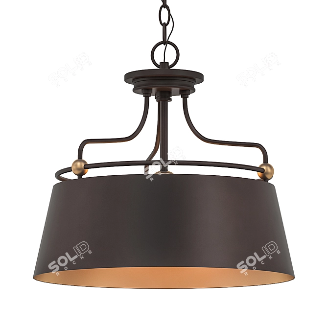 Elegant Mayfair Small Chandelier 3D model image 1