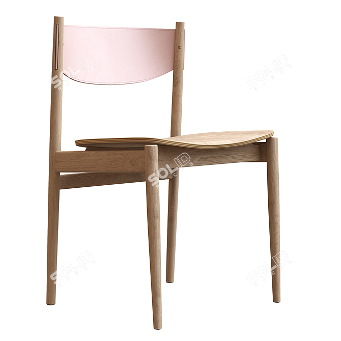 Unique and Stylish Bolia Apelle Chair 3D model image 4