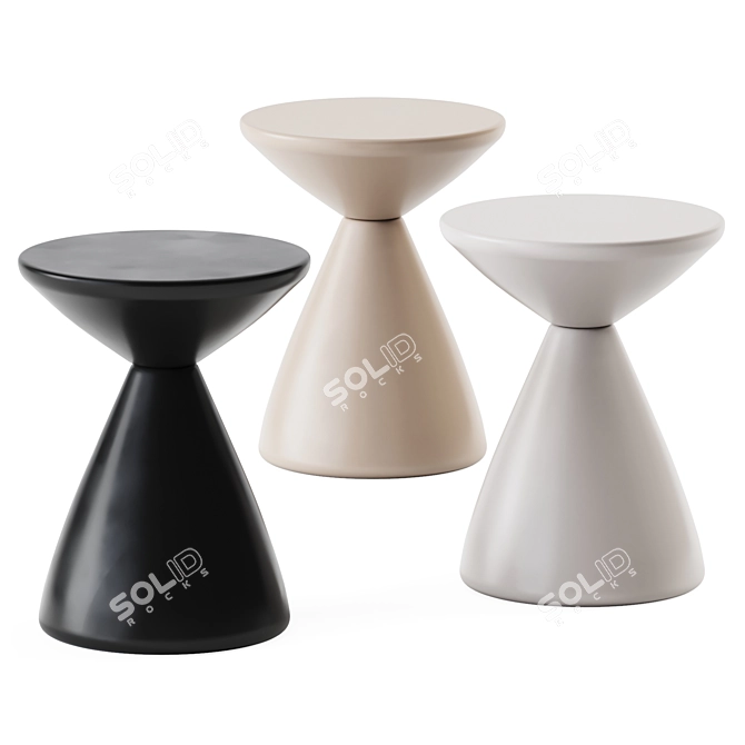 Cosmo Round Side Table 3D model image 1