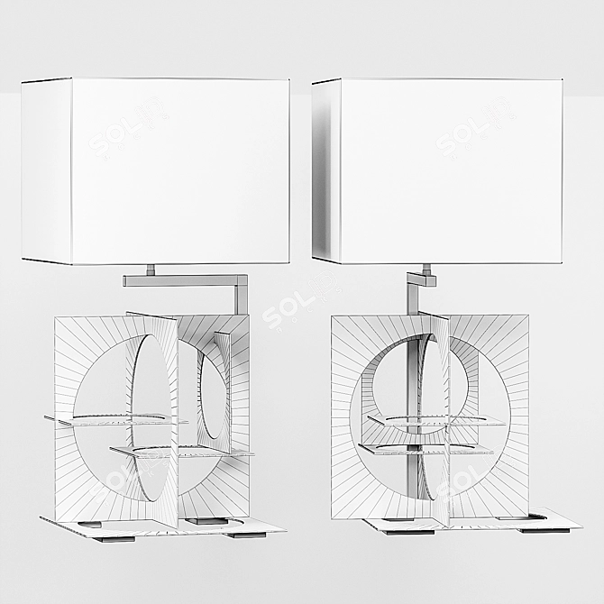 Sleek CL1965 Table Lamp - Luxurious Lighting 3D model image 5