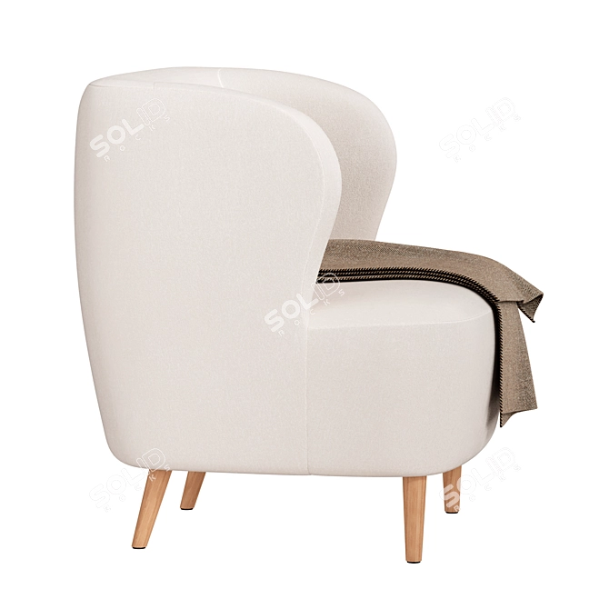 Modern Comfort: Stay Lounge Chair 3D model image 3