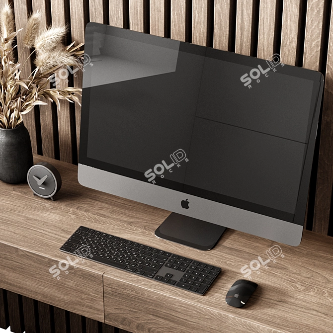 UltraHD 6K TV Set with Massive Polys & Verts 3D model image 3