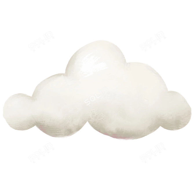 Clouds & Planes LED Lamp 3D model image 3