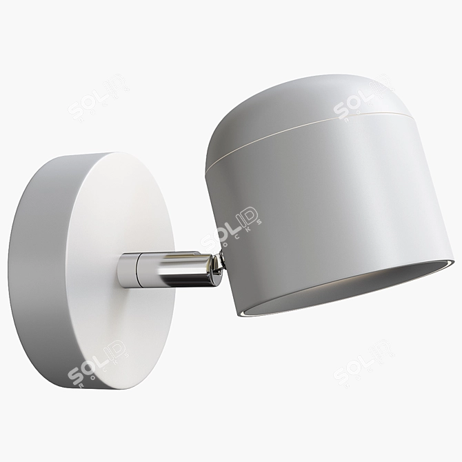 Modern Minimalist LED Wall Lamp 3D model image 1