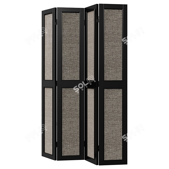 Elegant Folding Screen - Julianne 3D model image 1