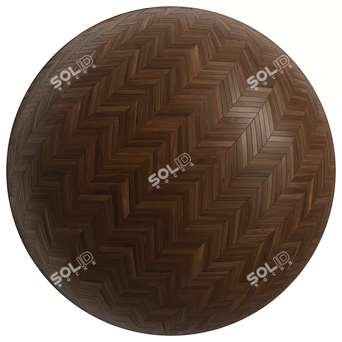 Premium Oak Wood Parquet Set 3D model image 2