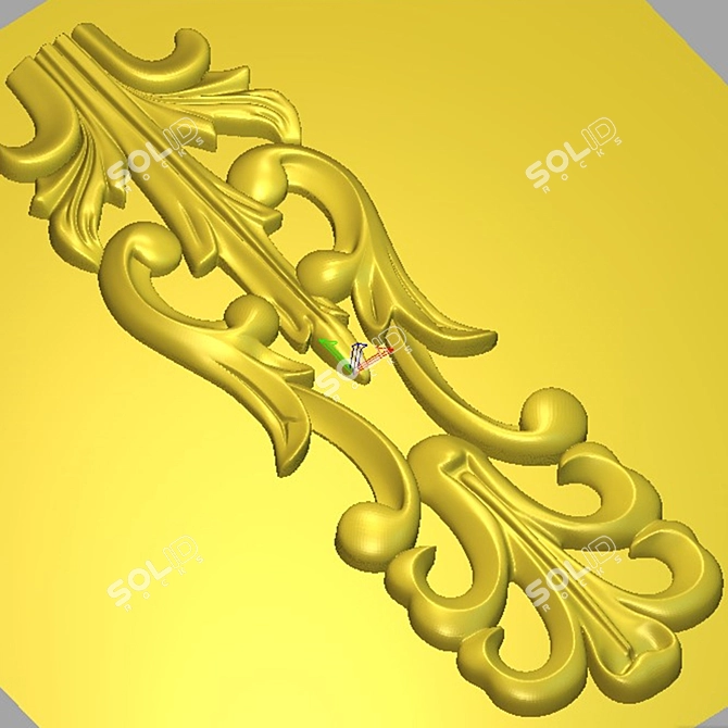 Wood Decor 54: CNC-Ready Design 3D model image 3