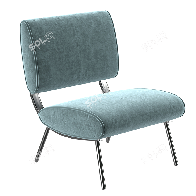 Modern Round D.154.5 Furniture 3D model image 2
